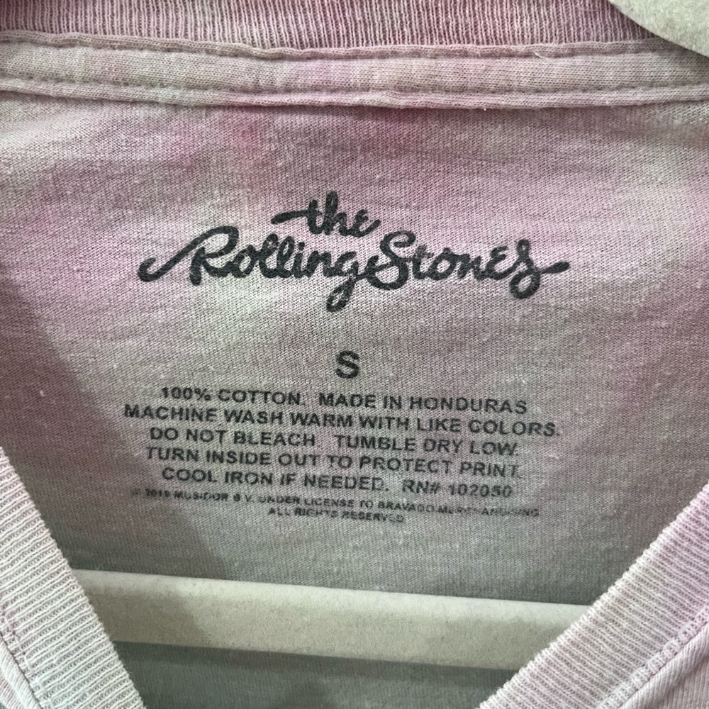 Cotton Rolling Stones tye dye Graphic T-Shirt - Picture 5 of 5